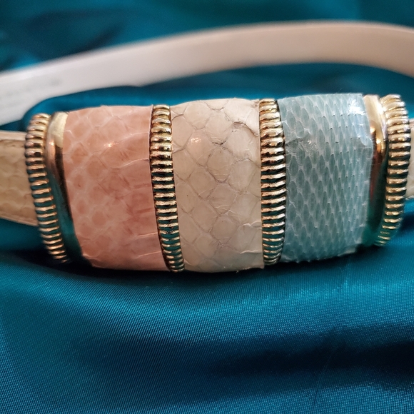 DH Genuine Snake Skin Belt - Picture 2 of 6